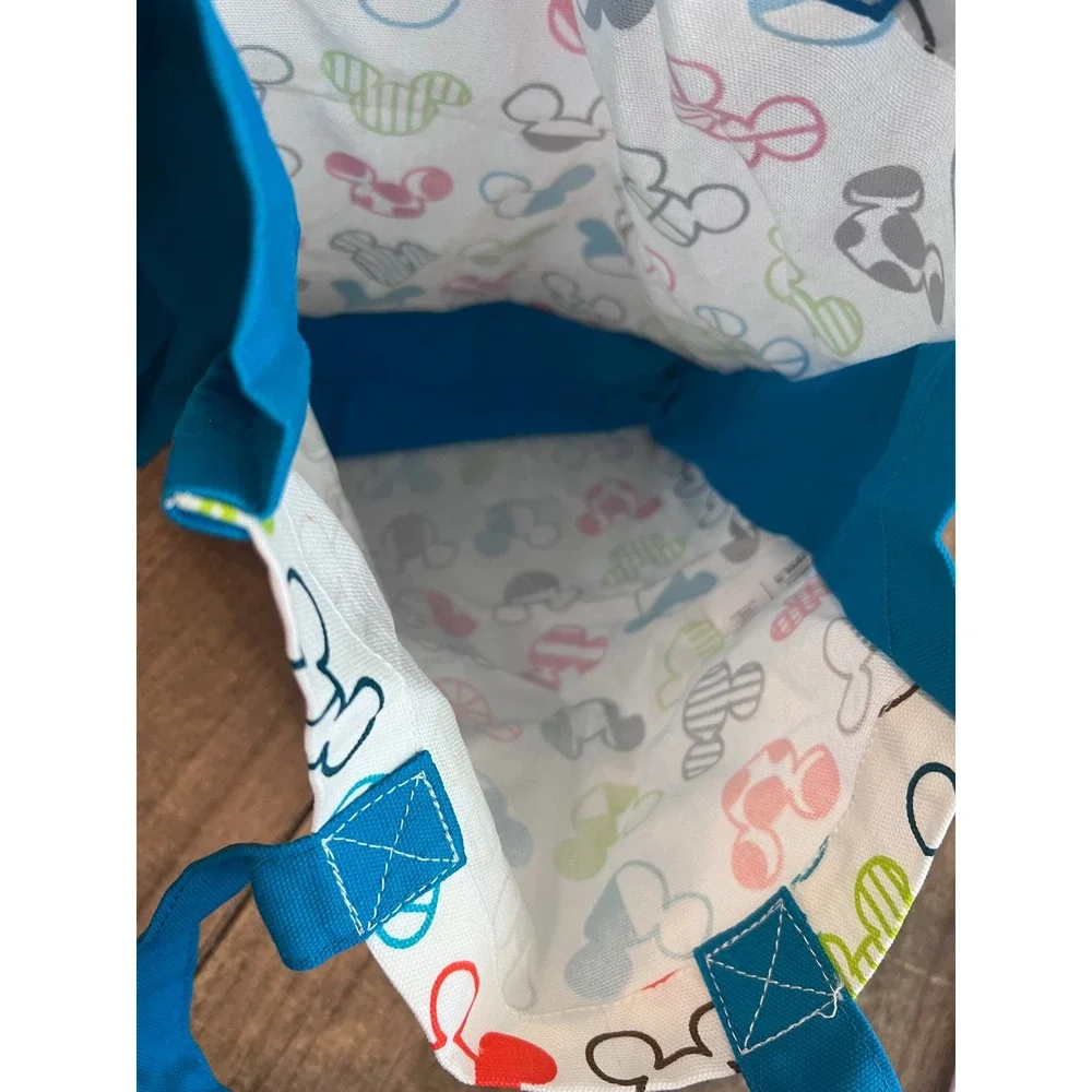 Disney Mickey Mouse Colorful Canvas Tote Bag Kohl's Cares Reusable Bags